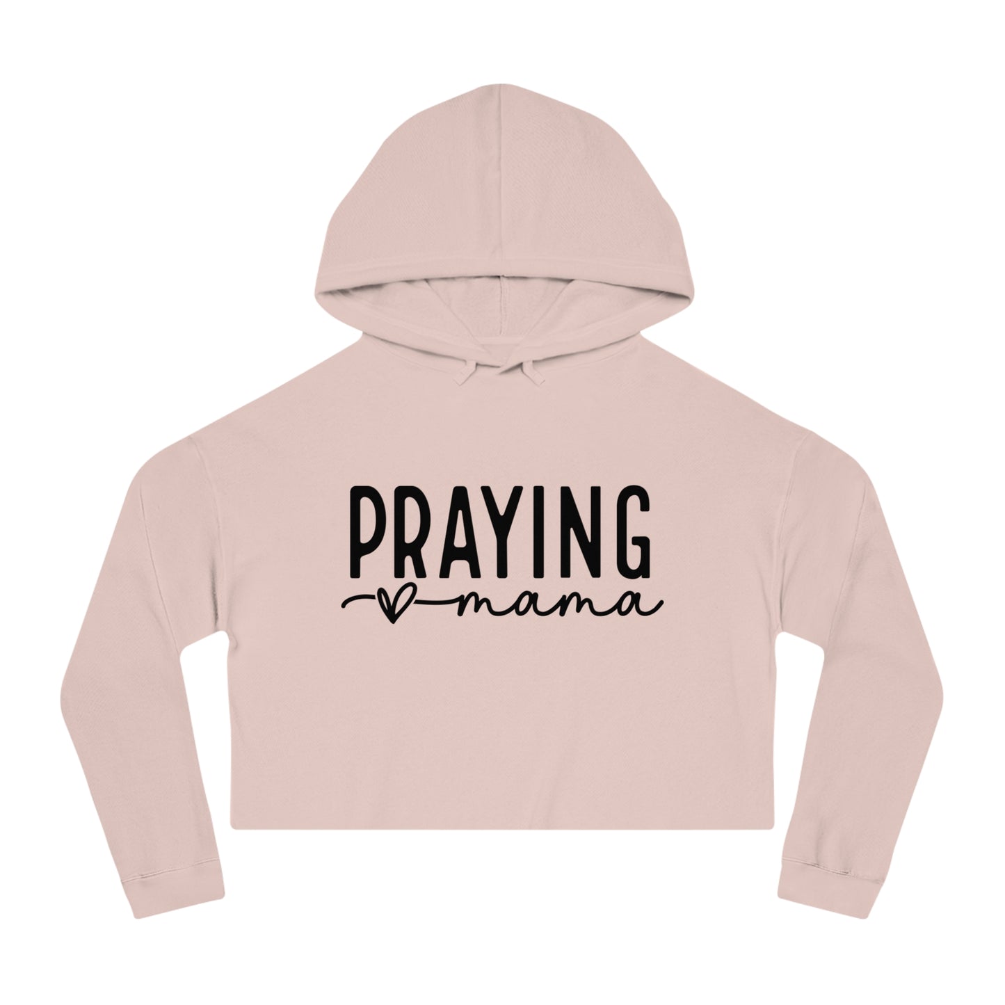 prayin mama cropped hoodie