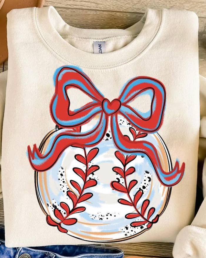 Watercolor Coquette Baseball Short Sleeve Shirt