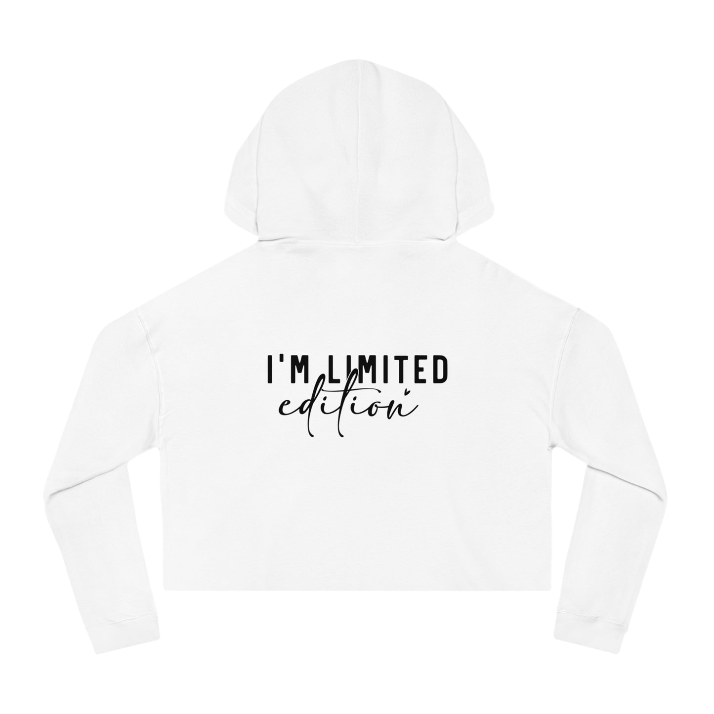 not perfect Cropped Hoodie