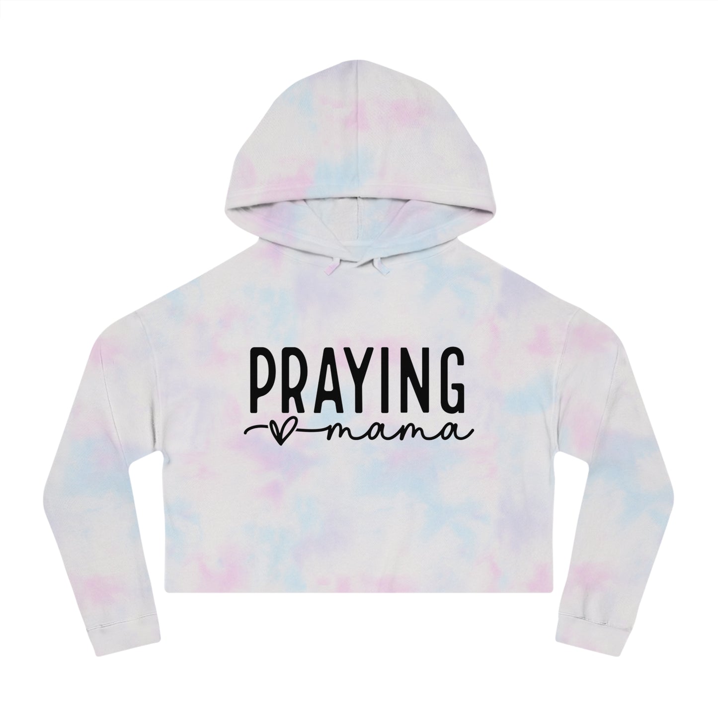 prayin mama cropped hoodie