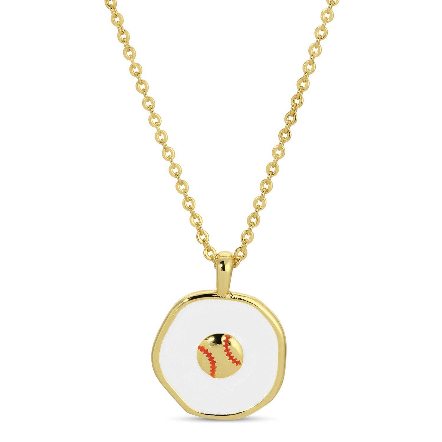 Grand Slam, Baseball Pendant Necklace