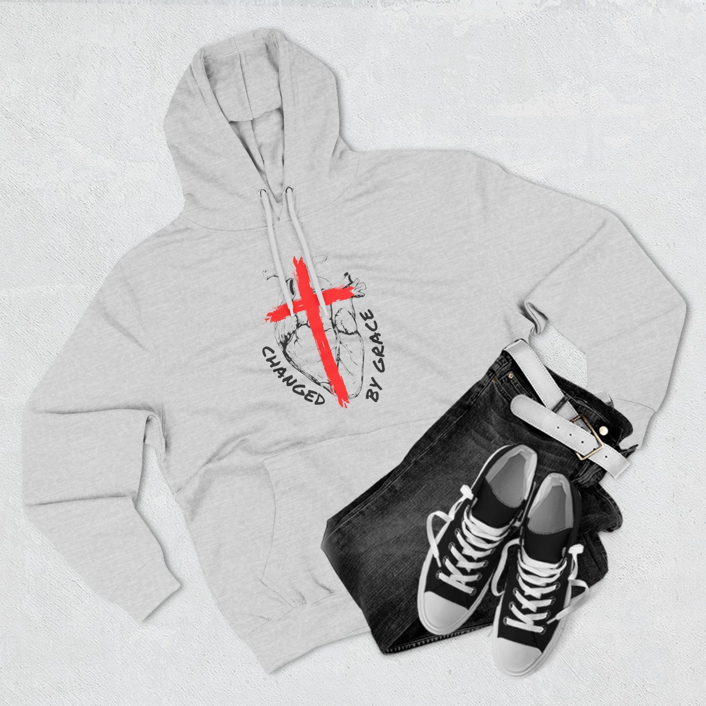red cross changed hoodie