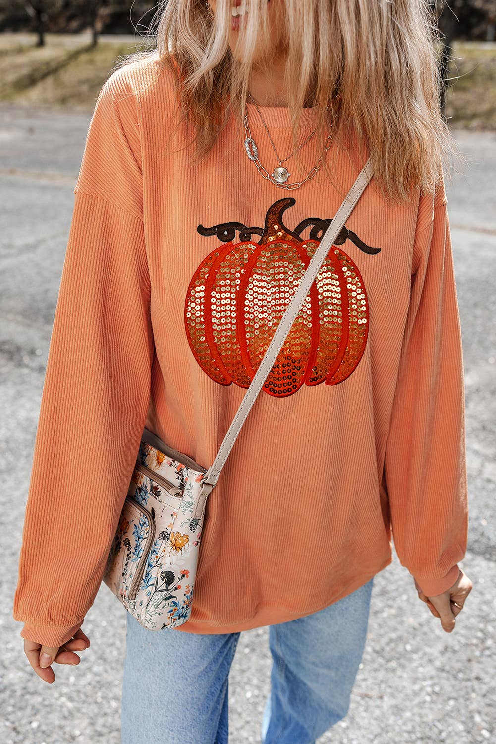LDC Graphic Corded Pullover Sweatshirt