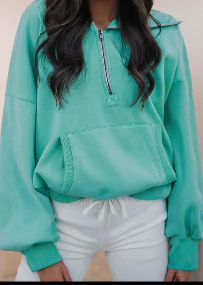 Mint hoodie