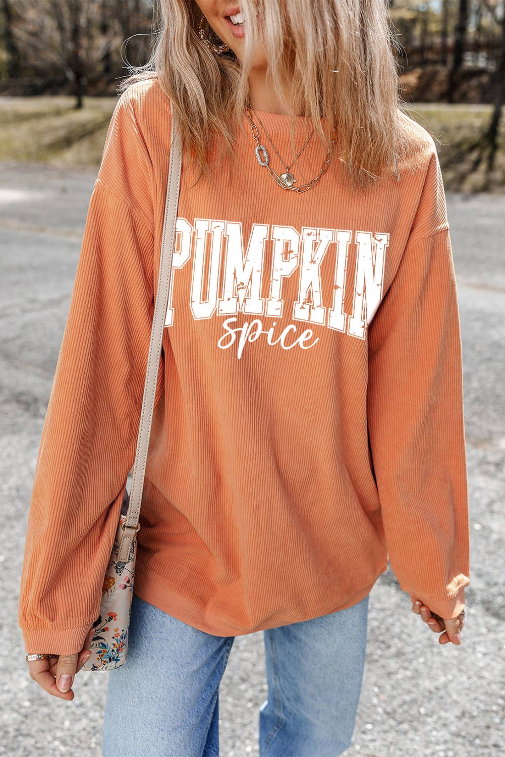LDC Graphic Corded Pullover Sweatshirt